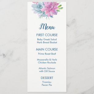 Aquarela Suculentas Menus