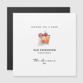 Aquarela Velho Felizes de Natal Moda