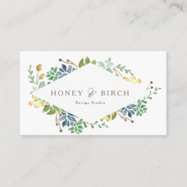 Aquarela Whimsical | CARTÃO DE VISITA