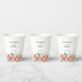 aquarelas Florais Casamento Botânico Moderno