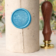 Aquarius Simple Zodiac Sinaliza Abstrato Art