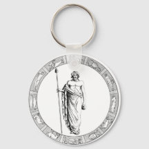 Aquarius Zodiac Chaveiro