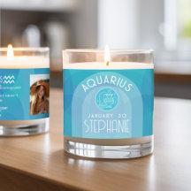 Aquarius Zodiac - Sinal de Astrologia Foto Birthda