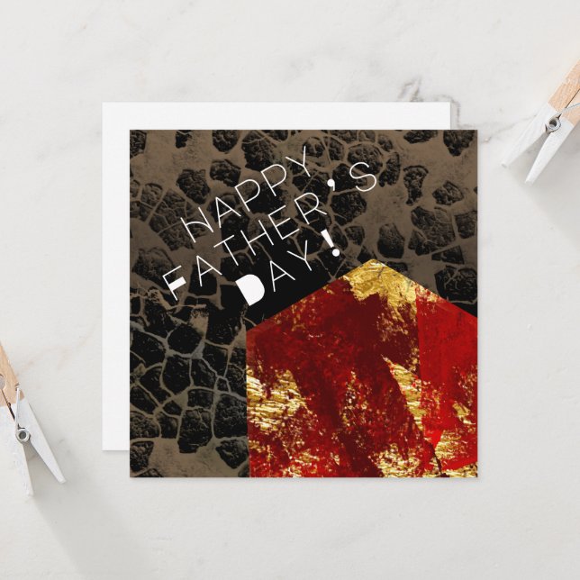 Aquecimento global - Casa em chamas - Dia dos pais (Frente/Verso In Situ)