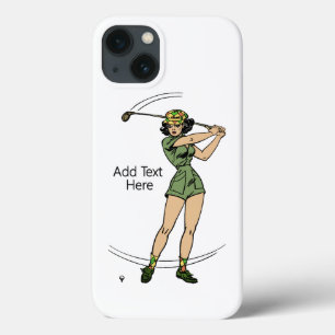 Aquecimento para a dama de golfe