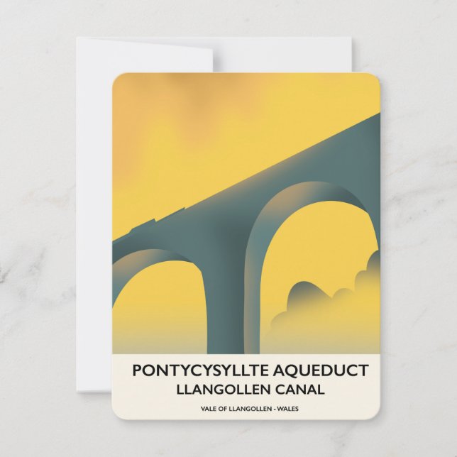 Aqueduto de Pontycysyllte,Llangollen,País de Gales (Frente)