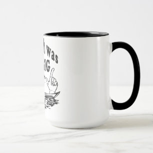Aquela fish era tão grande Caneca de Café Engraçad