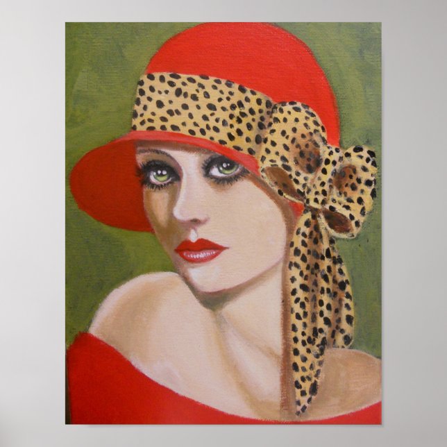 Aquela Senhora Em Vermelho/ Poster (Frente)