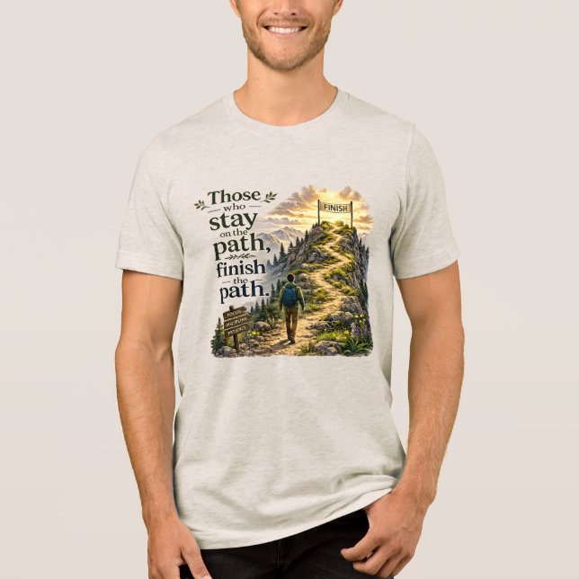Aquelas Que Permanecem no Caminho Camiseta Inspira (Frente)