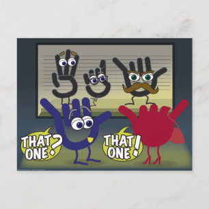 Aquele! Cartão postal ASL