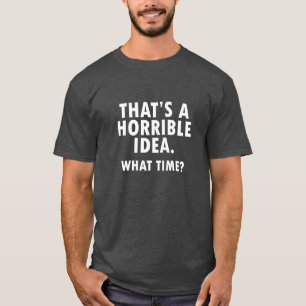 Aquele é um preto horrível da camiseta engraçad