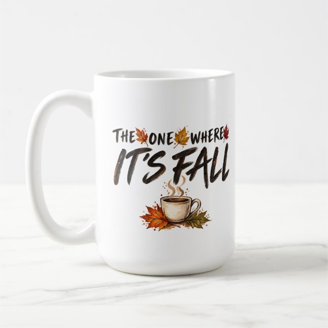 Aquele Onde É Outono Caneca de Café de Outono Acon (Esquerda)
