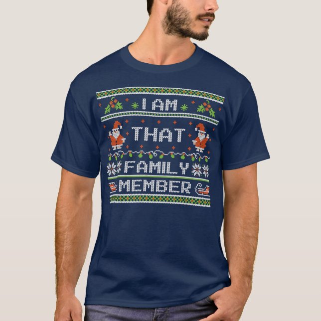 Aquele Suéter de Natal Feio de Parente (Frente)