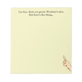 Aqui está o bloco de notas Coisas