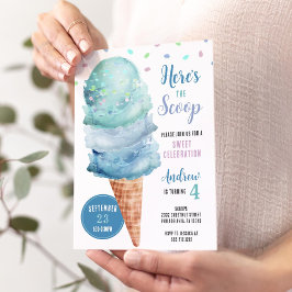 Aqui está o convite para Festa de aniversário de S