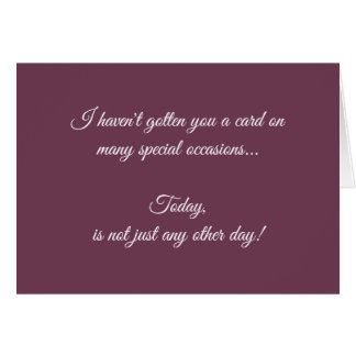 Aqui está o dia do seu cartão