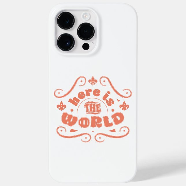 Aqui está o mundo (Verso)