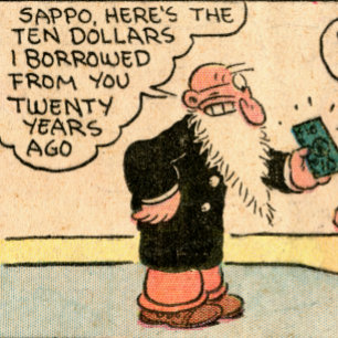 "Aqui estão os Dez Dólares que vos devo" Tote Bag