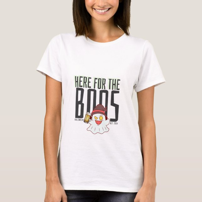 Aqui para a camiseta Boos Halloween (Frente)