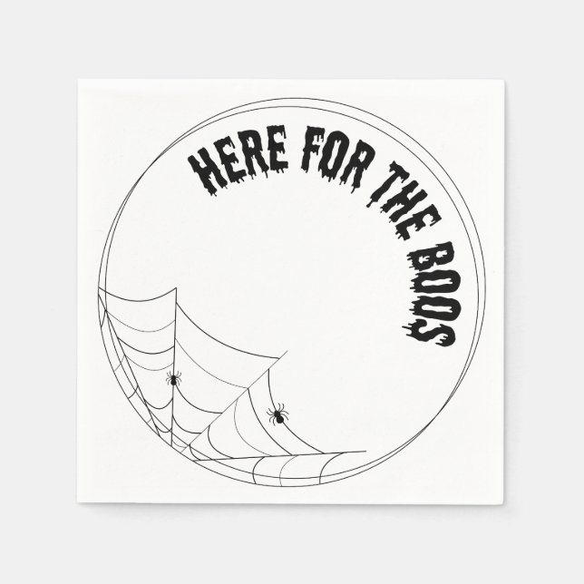 aqui para o guardanapo de luxo - halloween (Frente)