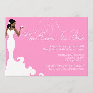 Aqui vem o convite do Chá de noiva