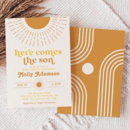 Aqui vem o convite para o Chá de fraldas Son Boy