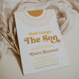 Aqui vem o convite para o Chá de fraldas Son Boy