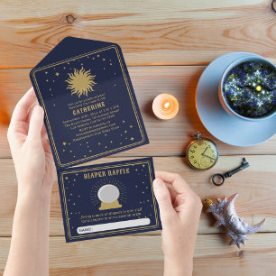 Aqui Vem O Filho Chá de fraldas de Tarot Sun