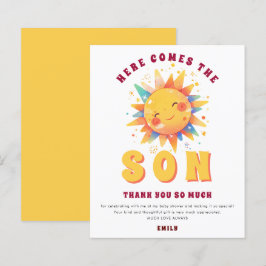 Aqui Vem O Filho Chá de fraldas Obrigado