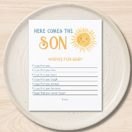 Aqui Vem O Filho Desejos Para Jogo De Chuveiro De 