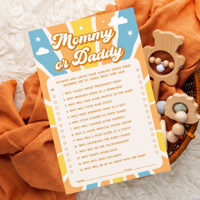 Aqui vem o jogo da Mamãe do Filho ou do Pai (Criador carregado)