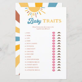 Aqui Vem O Jogo De Traços Do Filho