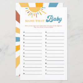 Aqui Vem O Nome Do Filho Aquele Jogo Do Bebê