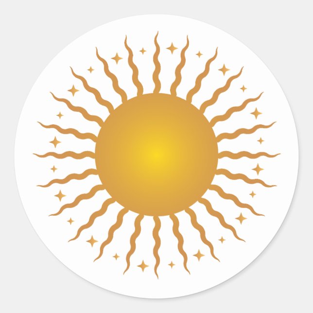Aqui Vem o Sol / Adesivos (Frente)