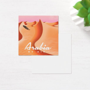 Arábia por poster de viagens Aéreo