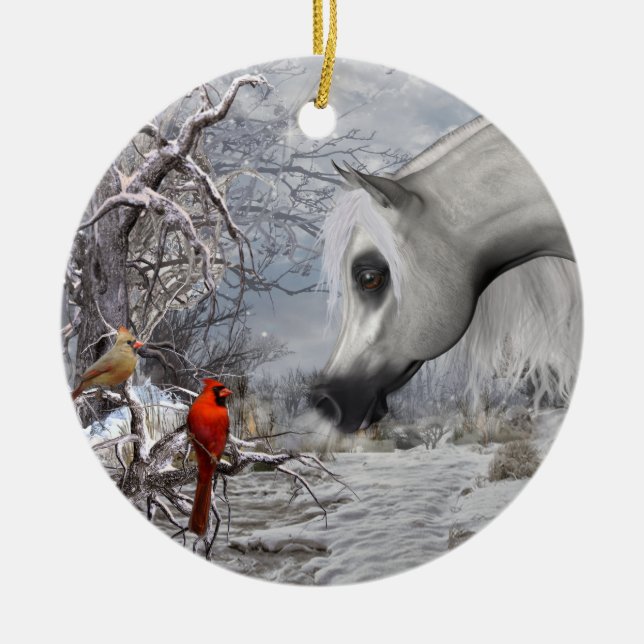 Arabian e ornamento dos cardeais (Frente)