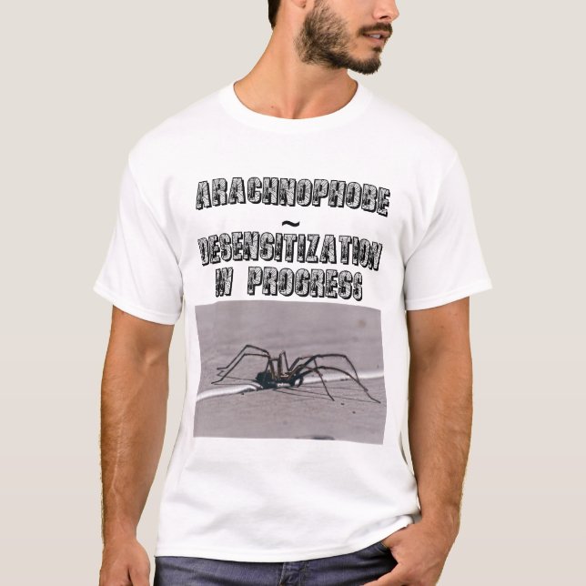 Aracnofobo ~ dessensibilização do T-Shirt (Frente)