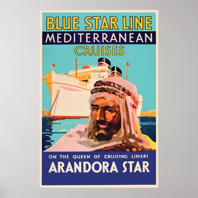 Arandora Star Cruise Ship Poster Vintage (Frente)