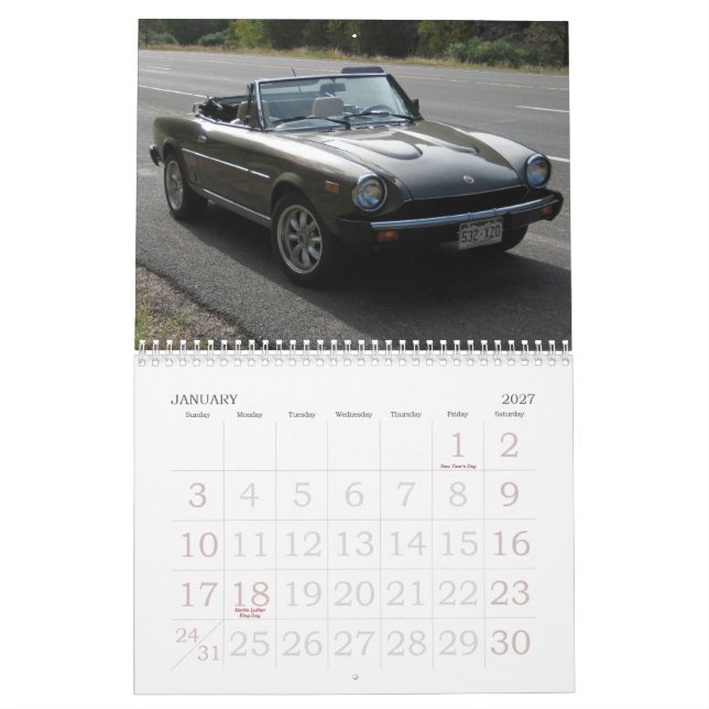 Aranha 124 do Calendário 2013 (Jan 2027)