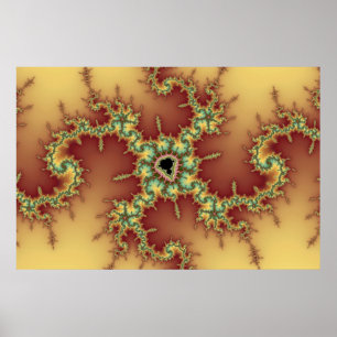 Aranha Asiática - Poster Fractal