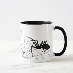 Aranha e caneca da Web