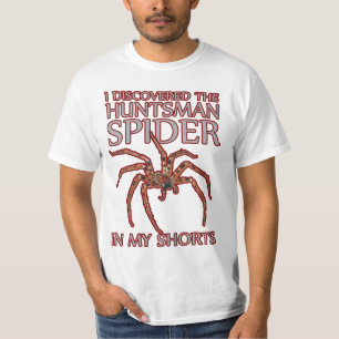 aranha engraçada do caçador em meu t-shirt da