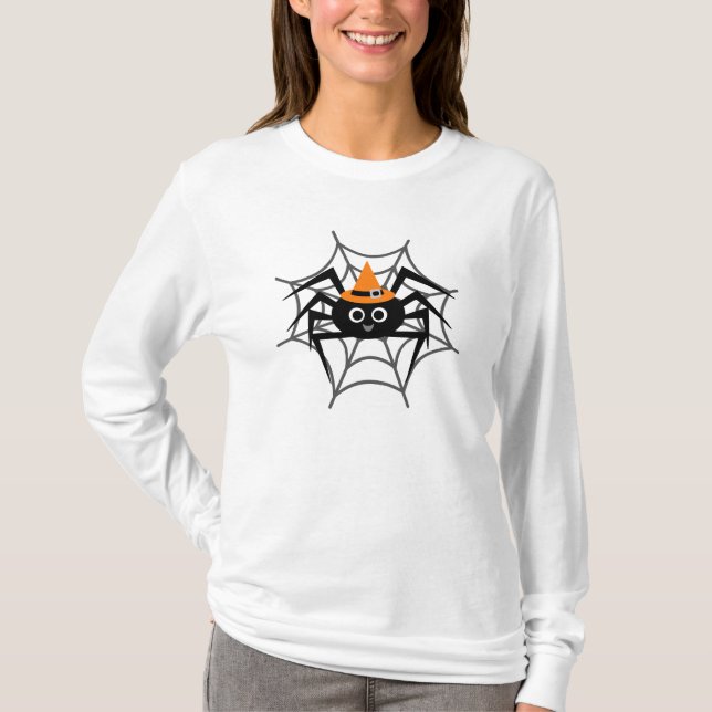 Aranha Halloween em Camisetas e presentes na Web (Frente)