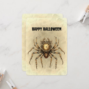 Aranha Steampunk Feliz Halloween