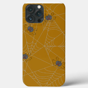 Aranhas do Dia das Bruxas e abóboras
