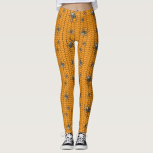 Aranhas em Leggings de Parada
