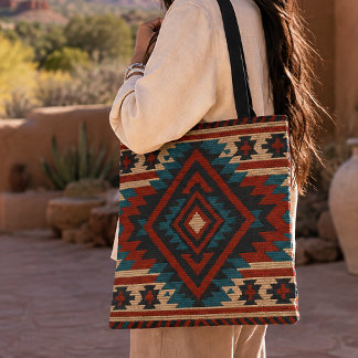 "ARAPAHOE" TOTE DE OMBRO - TECIDO SUDOESTE