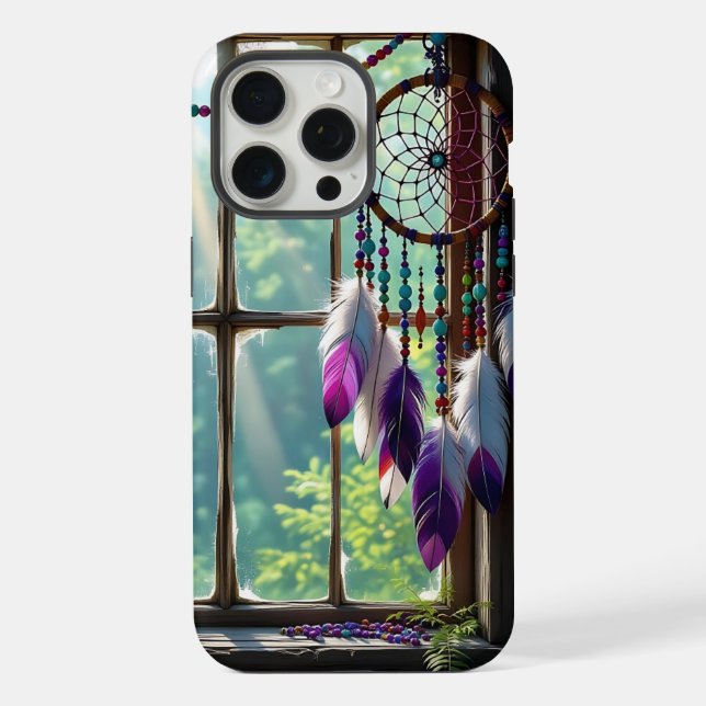 Arapuca Roxa Boho na Janela (Verso)