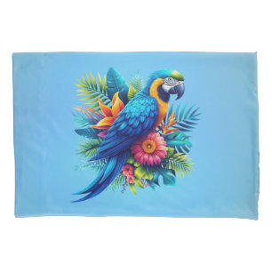 Arara tropical azul-colorida