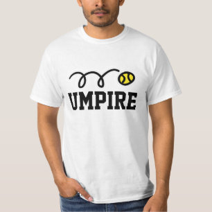 Arbitre o t-shirt do tênis para mulheres e miúdo